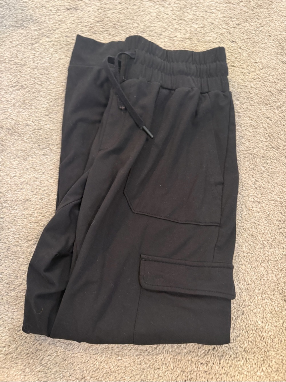 Mondetta Black Women's Cargo Joggers Size Small